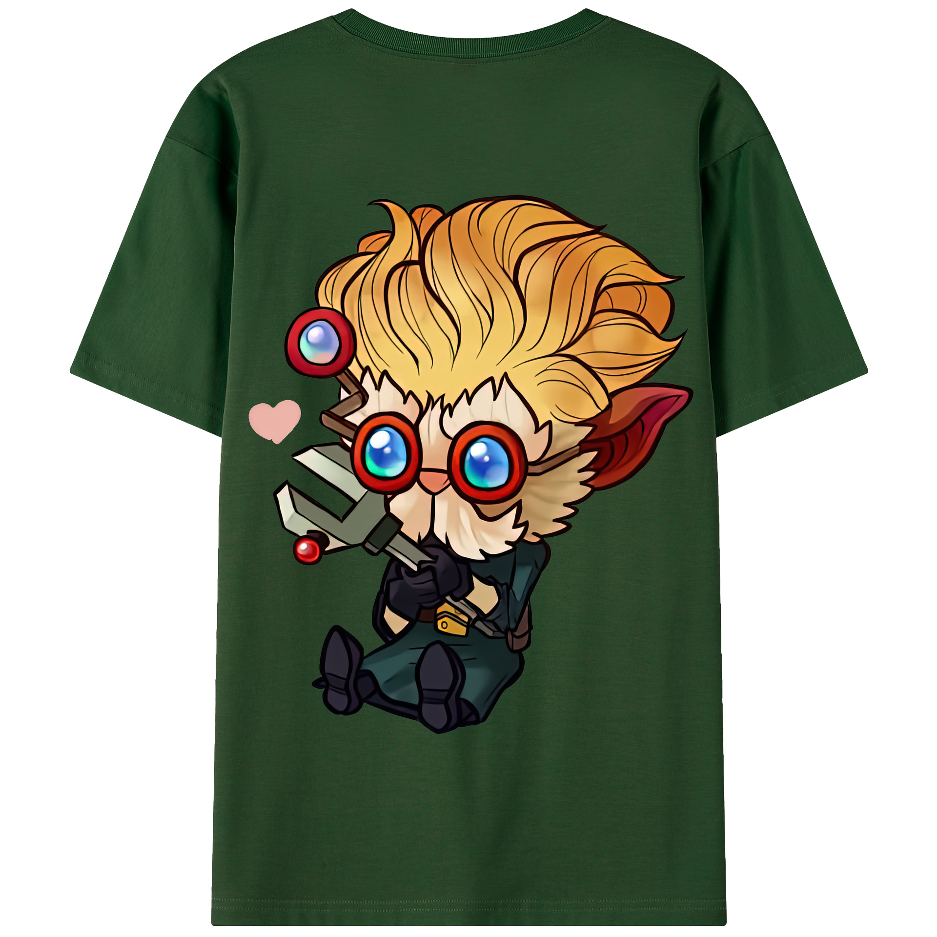 リーグ・オブ・レジェンド League of Legends LOL 綿100％半袖Tシャツ（背面プリント）